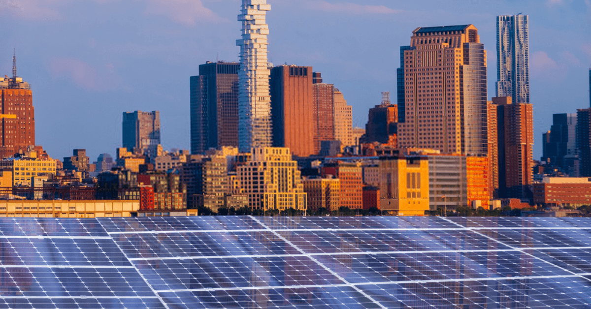solar panels to power Newyork city