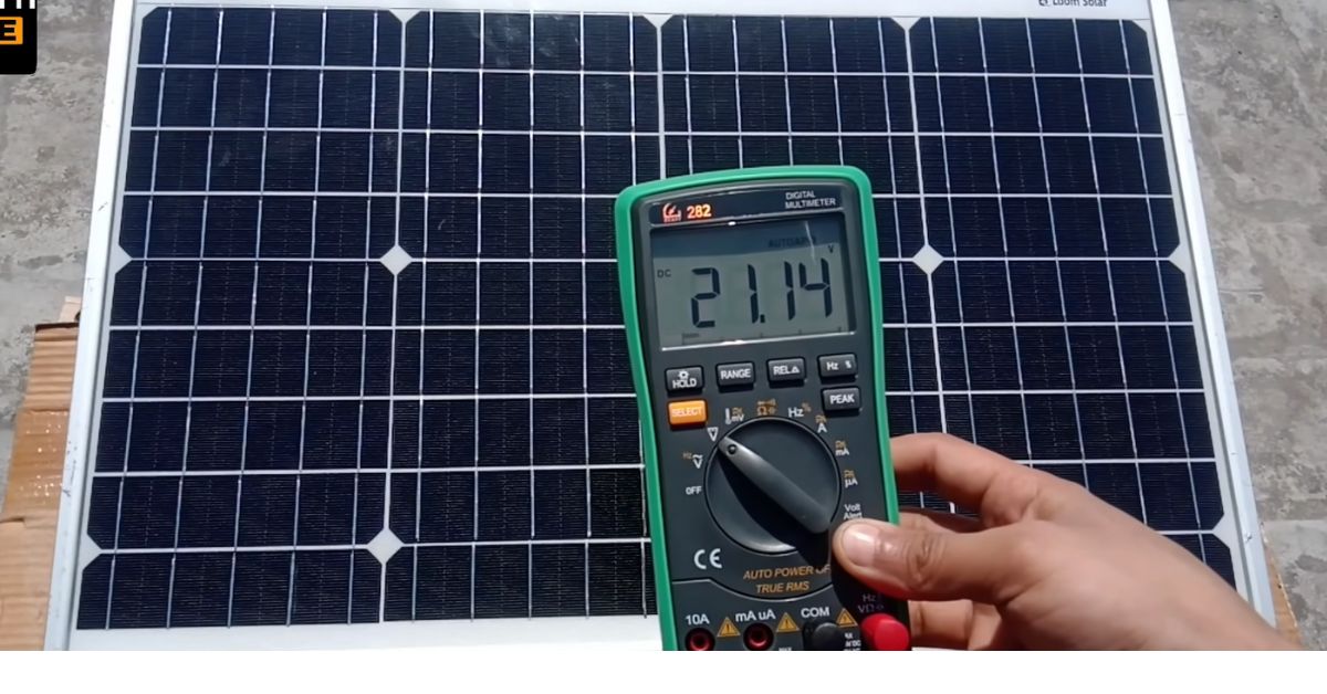 HOW TO MEASURE SOLAR PANEL OUTPUT WITH A MULTIMETER